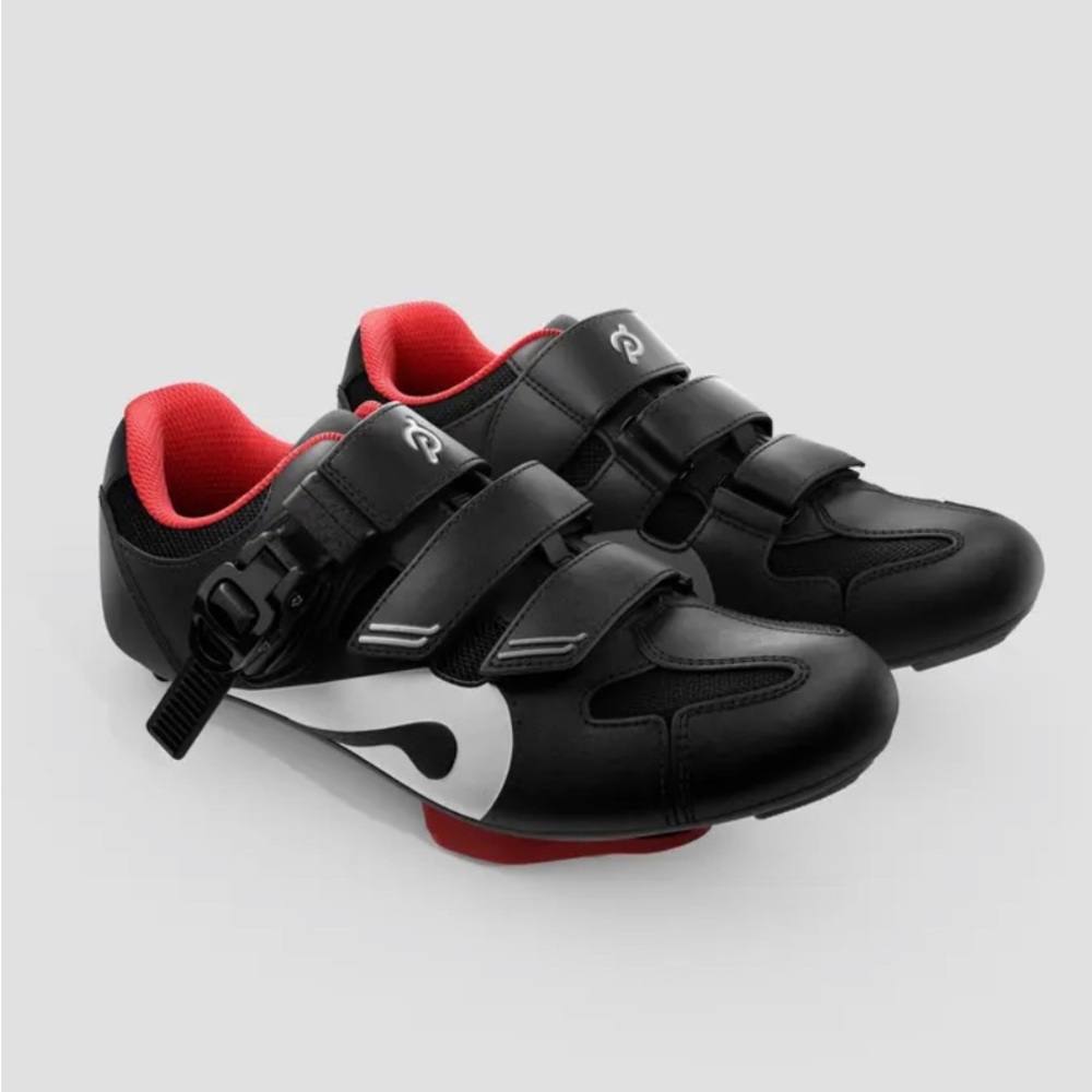 Peloton Black and Red Cycling Shoes